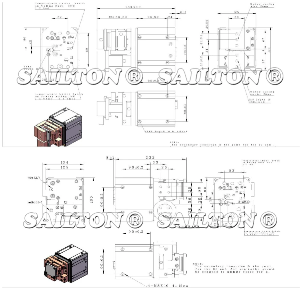 Transformer Switching Power Supply Mf Welding Transformer