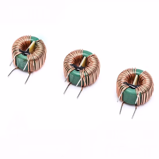 Inductance de mode commun à noyau toroïdal nanocristallin de ligne bobinée de fil de cuivre avec une grande inductance